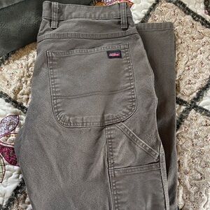 Dickies Dark Green Carpenter Pants - Durable Utility Trousers